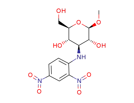 (2R,3S,4S,5R,6R)-4-(2,4-Dinitro-phenylamino)-2-hydroxymethyl-6-methoxy-tetrahydro-pyran-3,5-diol