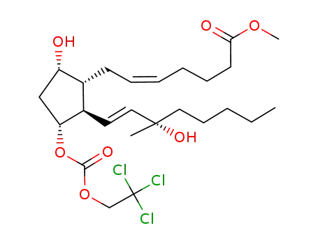 (15S)-15-methyl-PGF2α methyl ester 11-(trichloroethylcarbonate)