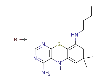 N8-Butyl-6,6-dimethyl-6,10-dihydro-7H-9-thia-1,3,10-triaza-anthracene-4,8-diamine; hydrobromide