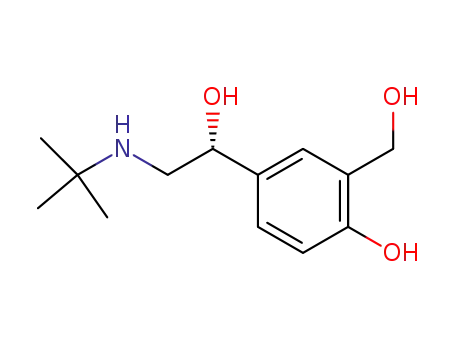 Molecular Structure of 34391-04-3 (Salbutamol)