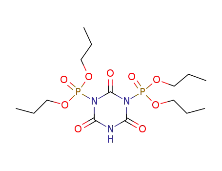 1,3-bis-(dipropyloxyphosphinyl)-s-triazine-2,4,6(1H,3H,5H)-trione
