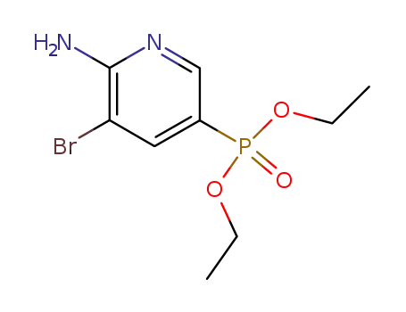 (6-amino-5-bromopyridin-3-yl)phosphonate de diethyle