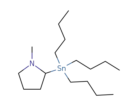 N-Methyl-2-(tributylstannyl)pyrrolidine