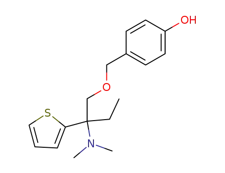 4-(2-Dimethylamino-2-thiophen-2-yl-butoxymethyl)-phenol