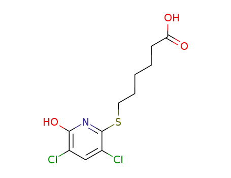 3-(3,5-dichloro-6-hydroxy-2-pyridyl)thiohexanoic acid