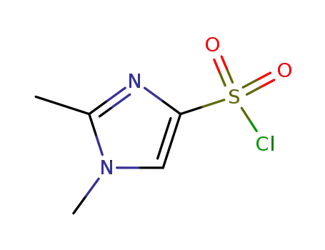 Molecular Structure of 137049-02-6 (1,2-DIMETHYL-1H-IMIDAZOLE-4-SULFONYL CHLORIDE)