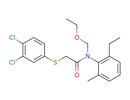 2-(3,4-dichloro-phenylsulfanyl)-N-ethoxymethyl-N-(2-ethyl-6-methyl-phenyl)-acetamide