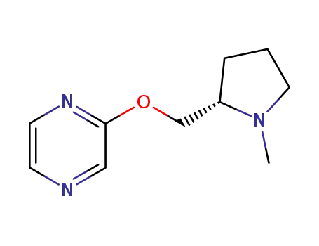 2-((1-methyl-2-(S)-pyrrolidinyl)methoxy)pyrazine