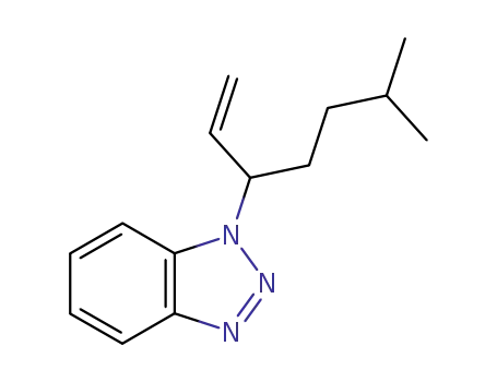 1-[1-(3-methyl-butyl)-allyl]-1H-benzotriazole