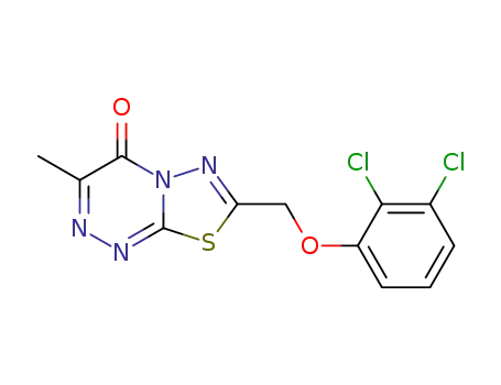 7-(2,3-dichloro-phenoxymethyl)-3-methyl-[1,3,4]thiadiazolo[2,3-c][1,2,4]triazin-4-one