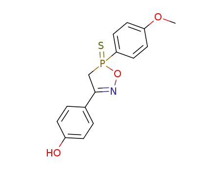 4-[5-(4-methoxy-phenyl)-5-thioxo-4,5-dihydro-5λ5-[1,2,5]oxazaphosphol-3-yl]-phenol