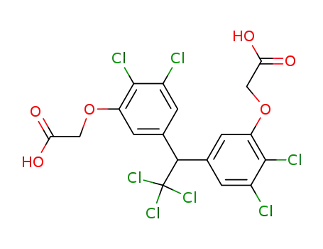 {5-[1-(3-carboxymethoxy-4,5-dichloro-phenyl)-2,2,2-trichloro-ethyl]-2,3-dichloro-phenoxy}-acetic acid