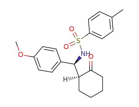 N-((2-oxocyclohexyl)(4-methoxyphenyl)methyl)-p-toluenesulfonamide