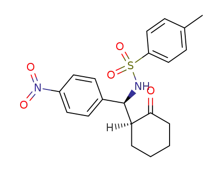 N-((2-oxocyclohexyl)(4-nitrophenyl)methyl)-p-toluenesulfonamide