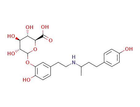(2S,3S,4S,5R)-3,4,5-Trihydroxy-6-(2-hydroxy-5-{2-[3-(4-hydroxy-phenyl)-1-methyl-propylamino]-ethyl}-phenoxy)-tetrahydro-pyran-2-carboxylic acid