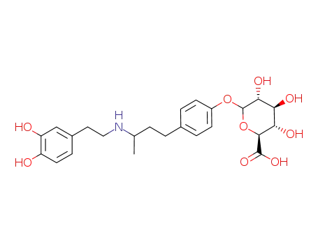 (2S,3S,4S,5R)-6-(4-{3-[2-(3,4-Dihydroxy-phenyl)-ethylamino]-butyl}-phenoxy)-3,4,5-trihydroxy-tetrahydro-pyran-2-carboxylic acid