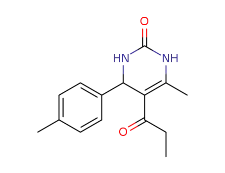 5-ethoxycarbonyl-4-(4-methylphenyl)-6-methyl-3,4-dihydropyrimidin-2(1H)-one