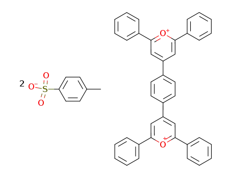 p-phenylene-bis-4,4'-(2,6-diphenylpyrylium) p-toluenesulfonate
