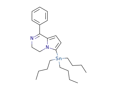 1-phenyl-6-tributylstannyl-3,4-dihydropyrrolo[1,2-a]pyrazine