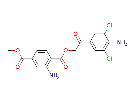 1-[2-(4-amino-3,5-dichlorophenyl)-2-oxoethyl]-4-methyl-2-aminoterephthalate