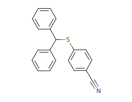 4-(benzhydrylthio)benzonitrile