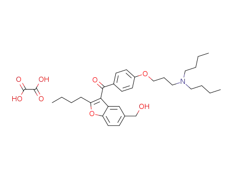 2-Butyl-3-[4-[3-(dibutylamino)propoxy]benzoyl]-5-hydroxymethyl-1-benzofuran Oxalate