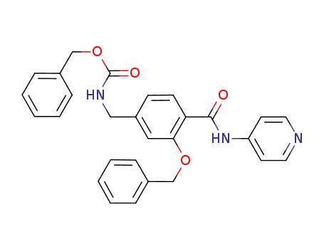 N-(pyridin-4-yl)-2-benzyloxy-4-benzyloxycarbonylaminomethylbenzamide