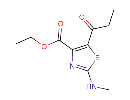 ethyl 2-methylamino-5-propionyl-4-thiazolecarboxylate