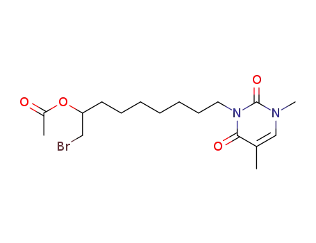 3-(8-acetoxy-9-bromononyl)-1-methylthymine