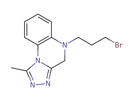 5-(3-bromopropyl)-4,5-dihydro-1-methyl[1,2,4]triazolo [4,3-a]quinoxaline