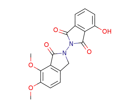 2-[1,3-dihydro-6,7-dimethoxy-1-oxo-2H-isoindol-2-yl]-1H-4-hydroxyisoindole-1,3(2H)-dione