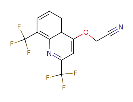 2-[[2,8-bis(trifluoromethyl)-4-quinolinyl]oxy]acetonitrile