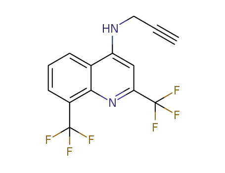 N-(2-propyn-1-yl)-[2,8-bis(trifluoromethyl)]-4-quinolinylamine