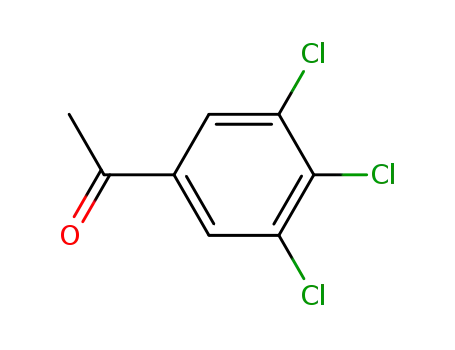 Molecular Structure of 35981-65-8 (3',4',5'-TRICHLOROACETOPHENONE)