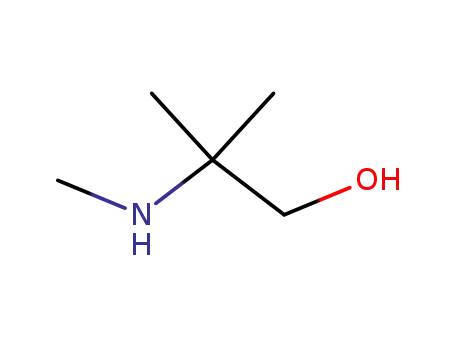 Molecular Structure of 27646-80-6 (1-Propanol, 2-methyl-2-(methylamino)-)