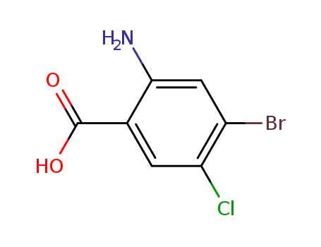 2-amino-4-bromo-5-chlorobenzoic acid