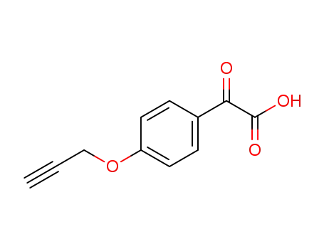 2-oxo-2-(4-(prop-2-yn-1-yloxy)phenyl)acetic acid