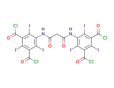 5,5′-[malonylbis(azanediyl)]bis(2,4,6-triiodoisophthaloyl dichloride)