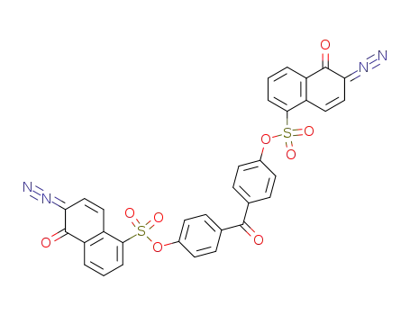4,4'-di(1,2-naphthoquinone-2-diazide-5-sulfonyl-oxy)-benzophenone