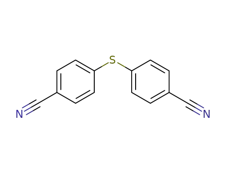 Molecular Structure of 46836-99-1 (Benzonitrile, 4,4'-thiobis-)