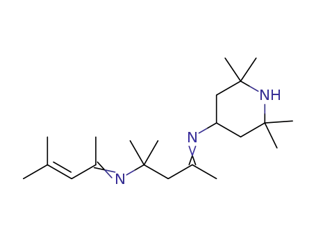 2-(1',1'-dimethyl-3'-(2',2',6',6'-tetramethyl-4-piperidinyl)-1'-butylamino)-4-methyl-3-pentene