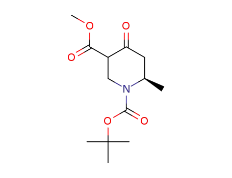 1-(tert-butyl) 3-methyl (6R)-6-methyl-4-oxopiperidine-1,3-dicarboxylate