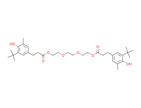tri(ethylene glycol)bis-3-(3-tert-butyl-4-hydroxy-5-methyl-5-methylphenyl)propionate