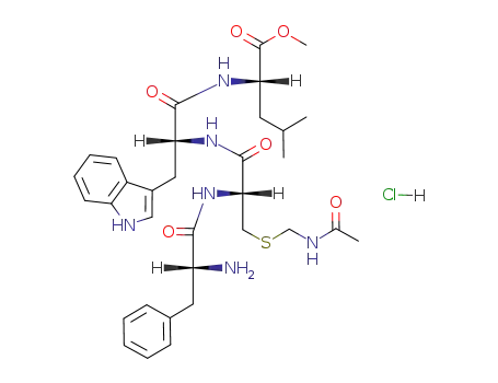 D-phenylalanyl-L-cysteinyl(Acm)-D-tryptophyl-L-leucine methyl ester hydrochloride
