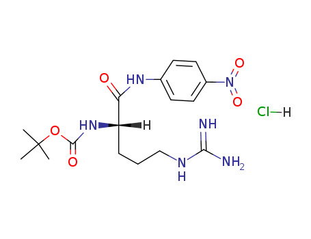 N2-(tert-Butyloxycarbonyl)N5-(imino(amino)methyl)-L-ornithine p-nitroanilide monohydrochloride