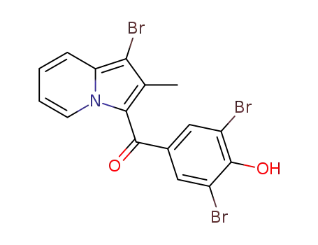 (1-Bromo-2-methyl-indolizin-3-yl)-(3,5-dibromo-4-hydroxy-phenyl)-methanone