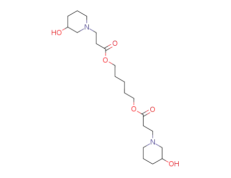 N,N-4,10-dioxa-3,11-dioxotridecylene-1,13-diyl-bis(3-hydroxypiperidine)