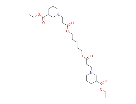 N,N-4,10-dioxa-3,11-dioxotridecylene-1,13-diyl-bis(3-ethoxycarbonylpiperidine)