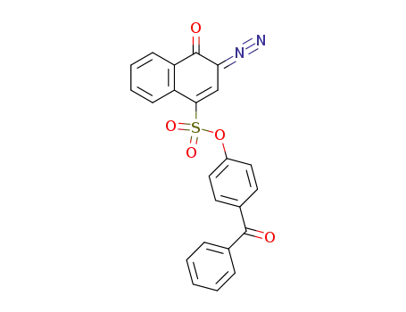 2-diazonaphthalenone 4-sulfonyl ester of p-hydroxybenzophenone