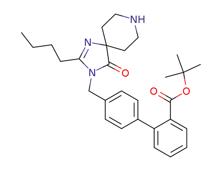 tert-butyl 4'-<(2-n-butyl-4-oxo-1,3,8-triazaspiro<4.5>dec-1-en-3-yl)methyl>biphenyl-2-carboxylate